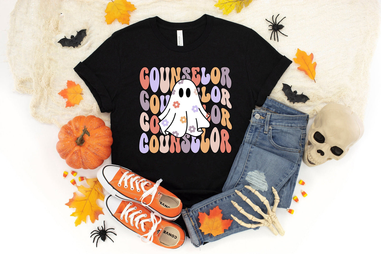 School Counselor Halloween Shirt, Spooky Counselor Shirt, Retro Halloween Counselor, School Counselor Halloween Gift, Counselor Sweatshirt