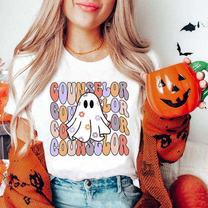 School Counselor Halloween Shirt, Spooky Counselor Shirt, Retro Halloween Counselor, School Counselor Halloween Gift, Counselor Sweatshirt