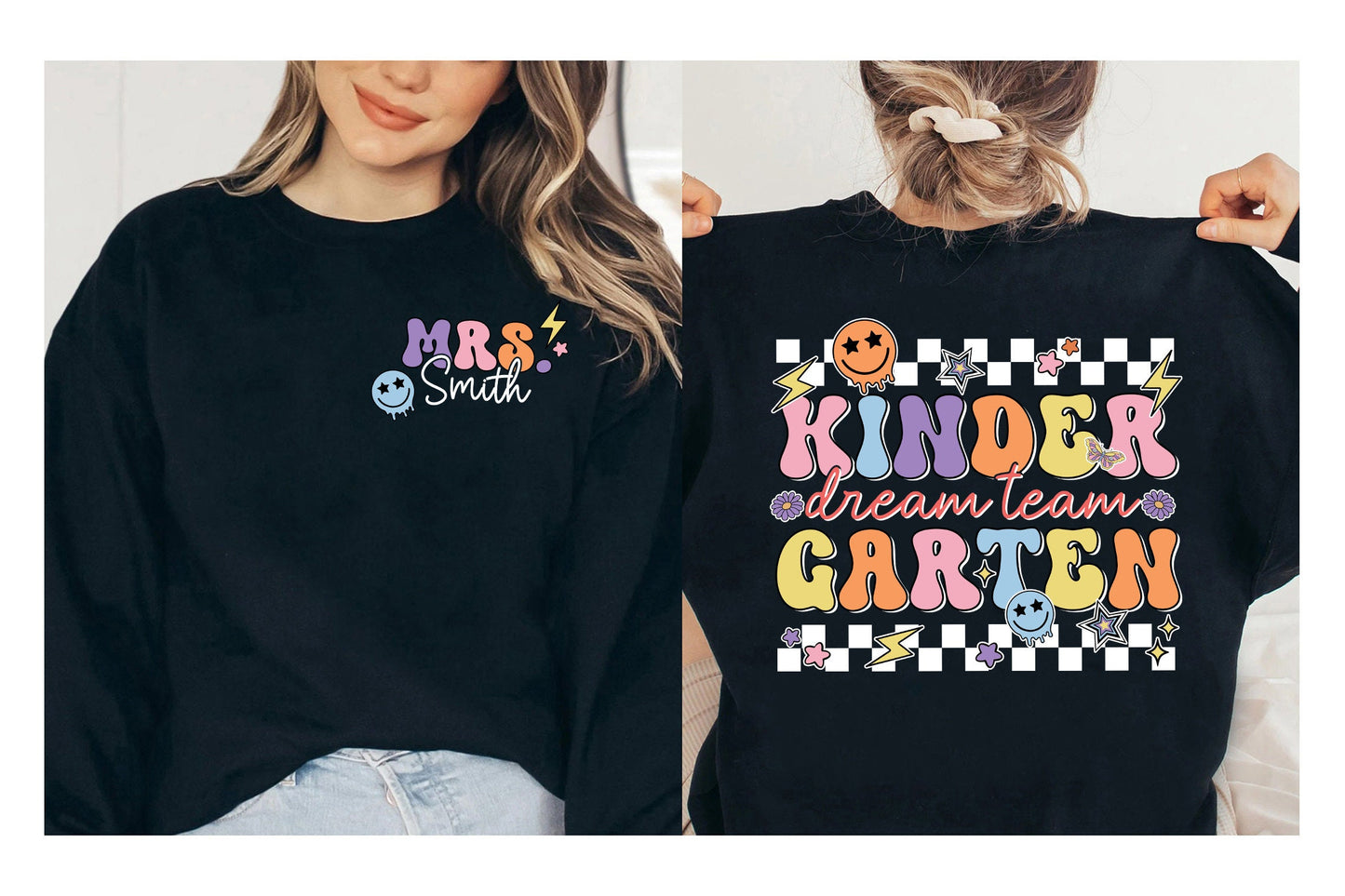 Teacher Shirt, Kindergarten Dream Team, Cute Kindergarten Teacher Shirt, Retro Kindergarten Shirt, Back To School, Teacher Appreciation Gift