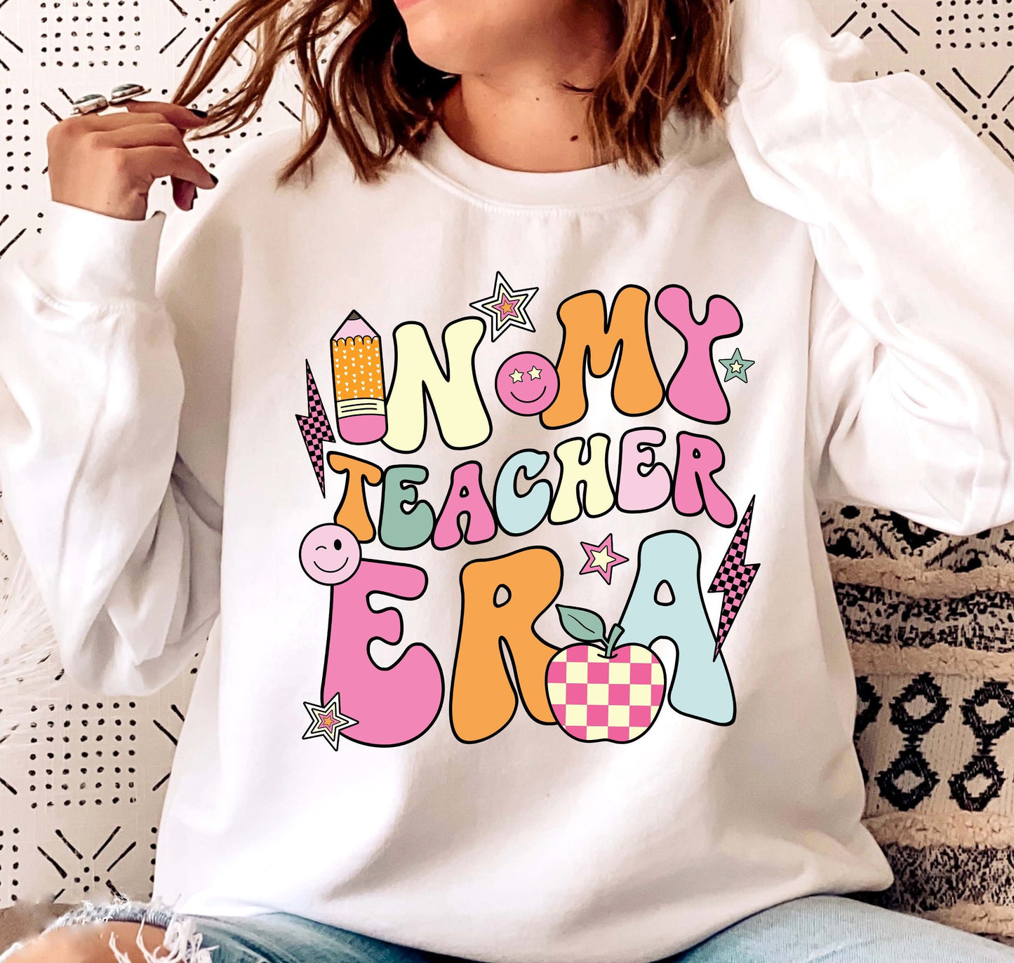 Teacher Shirt, In My Cool Teacher Era, Custom Teacher Name Shirt, Retro Teacher Era Shirt, Back To School Shirt, Teacher Appreciation Gift