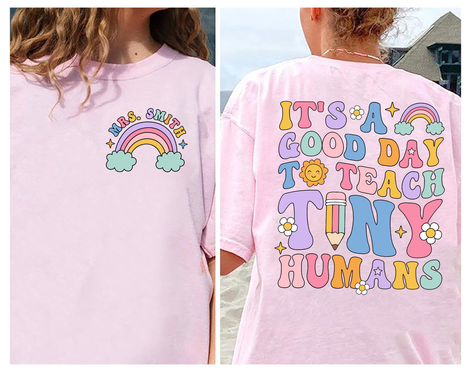 Teacher Shirt, It's A Good Day To Teach Tiny Humans, Back To School, Custom Teacher Shirt, Kindergarten Teacher, Teacher Appreciation Gift