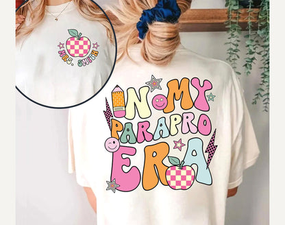 Paraprofessional Shirt, In My Parapro Era Shirt, Cool Para Club, Para Squad, Teacher Aide, Paraprofessional Gift, Teacher Appreciation Gift