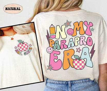 Paraprofessional Shirt, In My Parapro Era Shirt, Cool Para Club, Para Squad, Teacher Aide, Paraprofessional Gift, Teacher Appreciation Gift