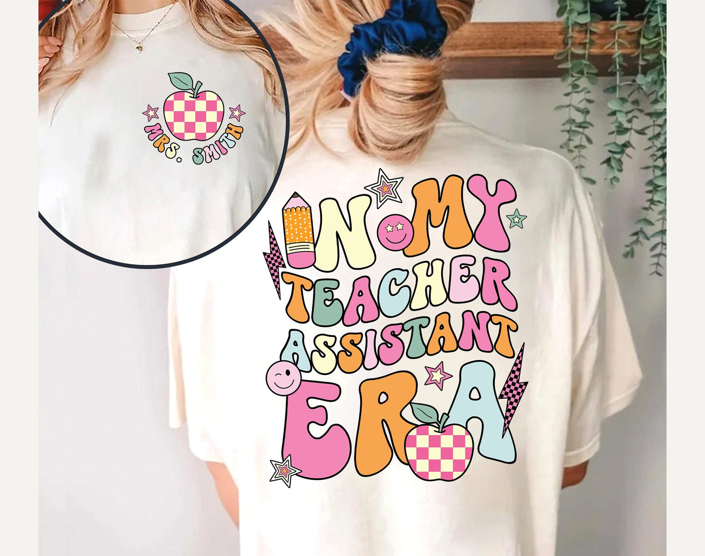 Teacher Assistant Shirt, In My Cool Teacher Era, Custom Teacher Shirt, Retro Teacher Era Shirt, Back To School, Teacher Appreciation Gift