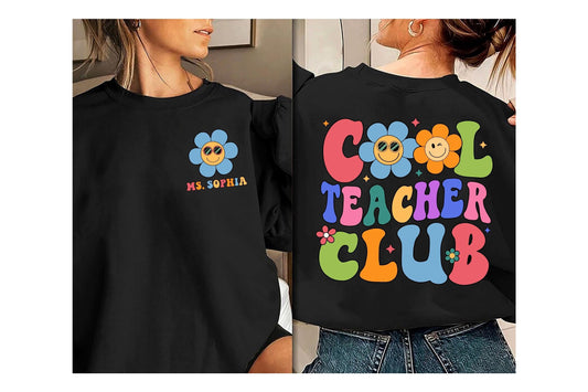 Teacher Shirt, Cool Teacher Club, Teacher Squad Shirt, Custom Teacher Gift, Back To School, Teachers Day, Teacher Appreciation Gift