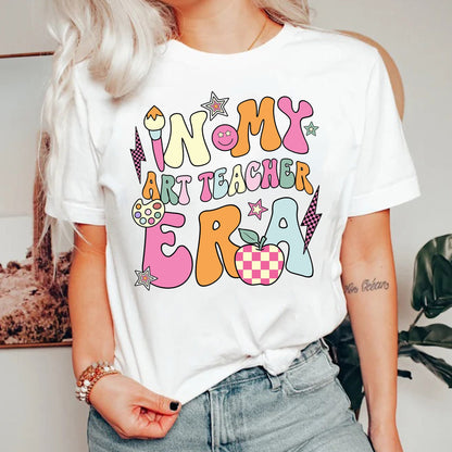 Art Teacher Shirt, In My Art Teacher Era, Custom Art Teacher Shirt, Retro Teacher Era Shirt, Back To School Shirt, Teacher Appreciation Gift