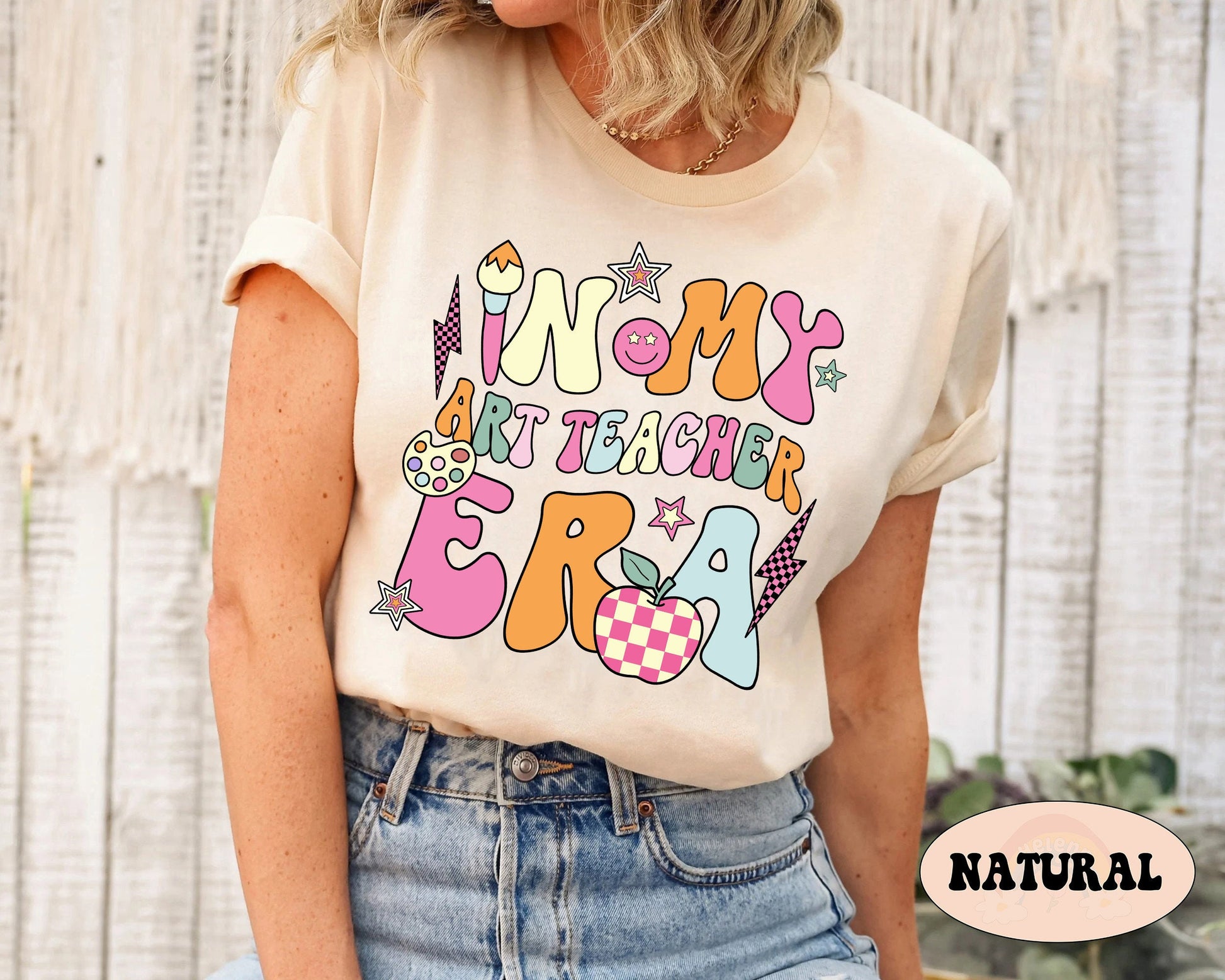 Art Teacher Shirt, In My Art Teacher Era, Custom Art Teacher Shirt, Retro Teacher Era Shirt, Back To School Shirt, Teacher Appreciation Gift