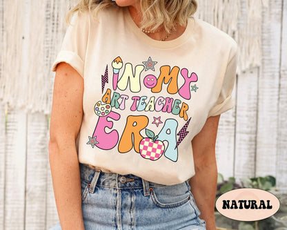 Art Teacher Shirt, In My Art Teacher Era, Custom Art Teacher Shirt, Retro Teacher Era Shirt, Back To School Shirt, Teacher Appreciation Gift