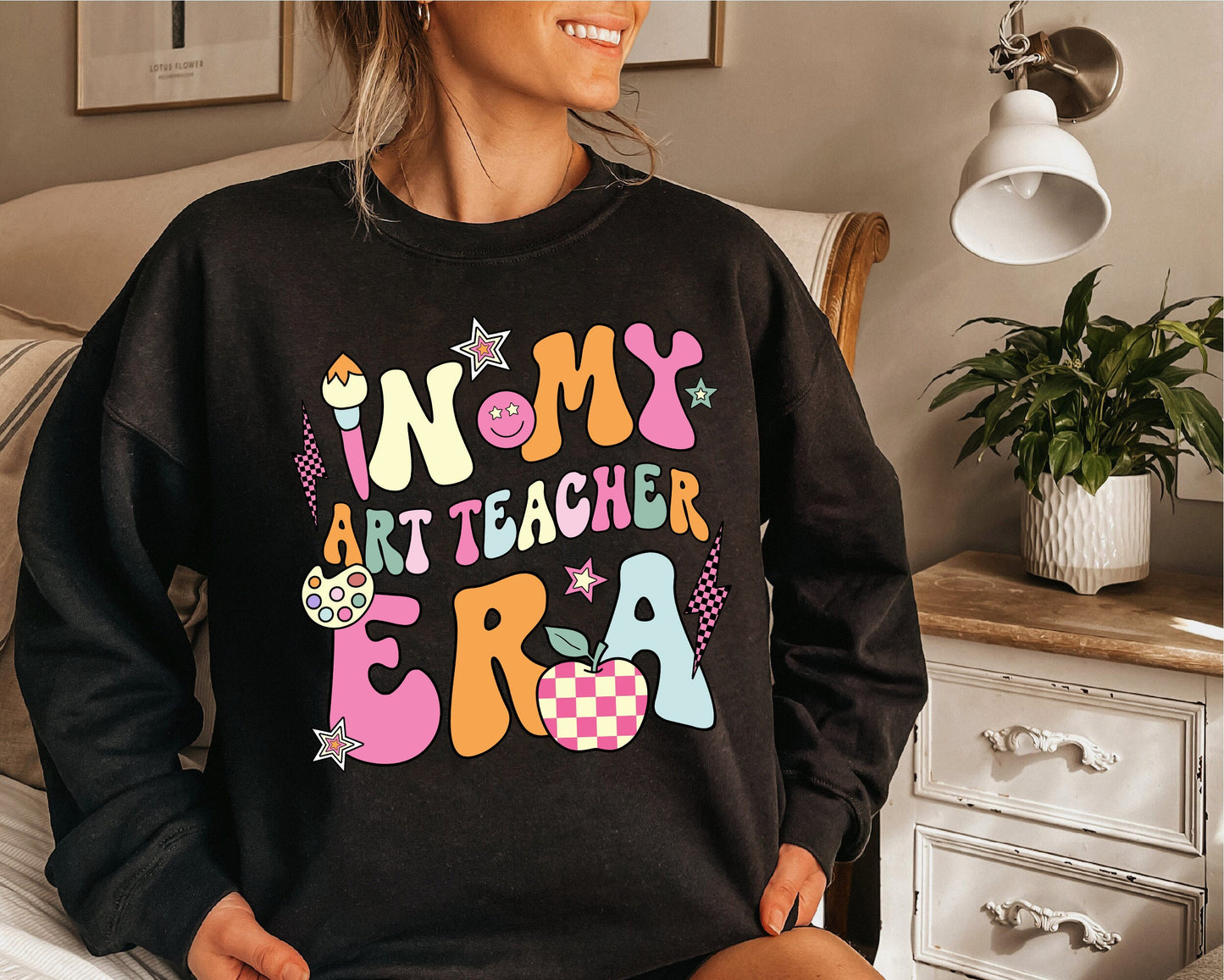 Art Teacher Shirt, In My Art Teacher Era, Custom Art Teacher Shirt, Retro Teacher Era Shirt, Back To School Shirt, Teacher Appreciation Gift