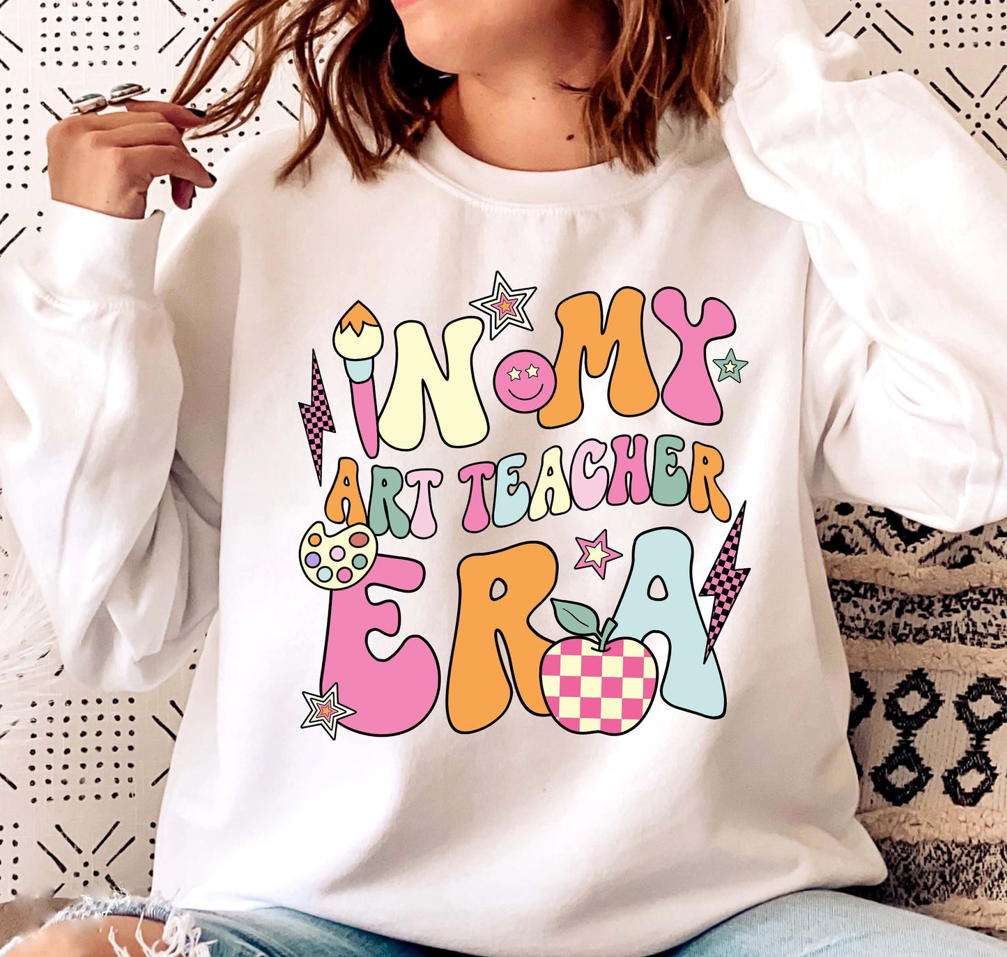 Art Teacher Shirt, In My Art Teacher Era, Custom Art Teacher Shirt, Retro Teacher Era Shirt, Back To School Shirt, Teacher Appreciation Gift