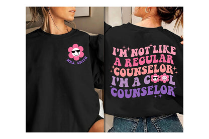 School Counselor Shirt, Personalized Counselor Shirt, School Counselor Gift, Cool Counselor, Back To School Shirt, Teacher Appreciation Gift