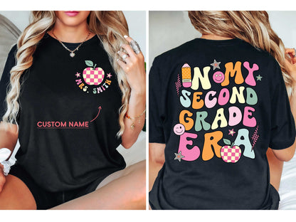 Teacher Shirt, Second Grade Teacher Shirt, Cute Second Grade Era Shirt, Teacher 2nd Grade Shirt, Teacher Gift, Teacher Appreciation Gift