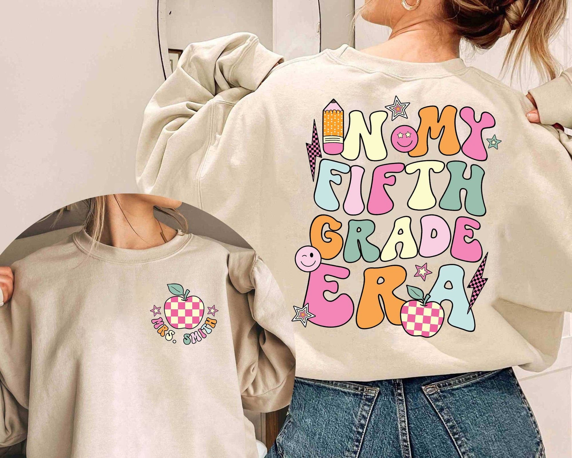 Teacher Shirt, Fifth Grade Teacher Shirt, Cute Fifth Grade Era Shirt, Teacher 5th Grade Shirt, Teacher Gift, Teacher Appreciation Gift