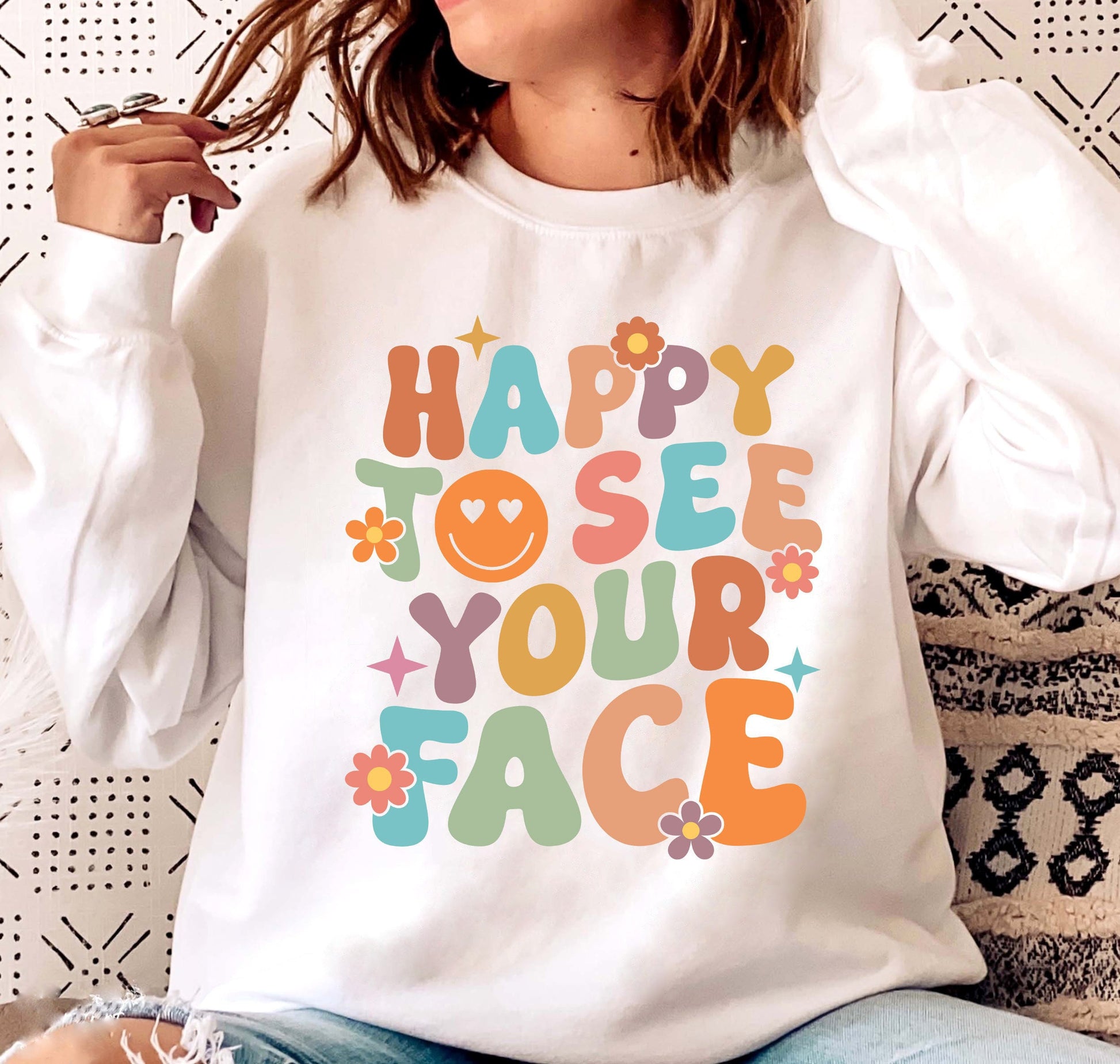 Teacher Shirt, Happy To See Your Face Shirt, Back To School Shirt, 1st Day Of School Shirt, Elementary Teacher, Teacher Appreciation Gift