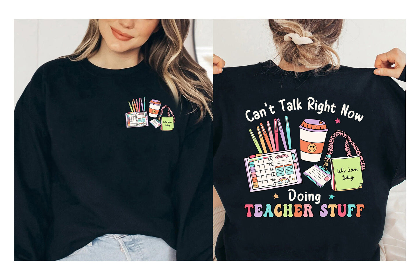 Teacher Shirt, Can't Talk Right Now Doing Teacher Stuff, Back To School, Gift For Teacher, Kindergarten Teacher, Teacher Appreciation Gift