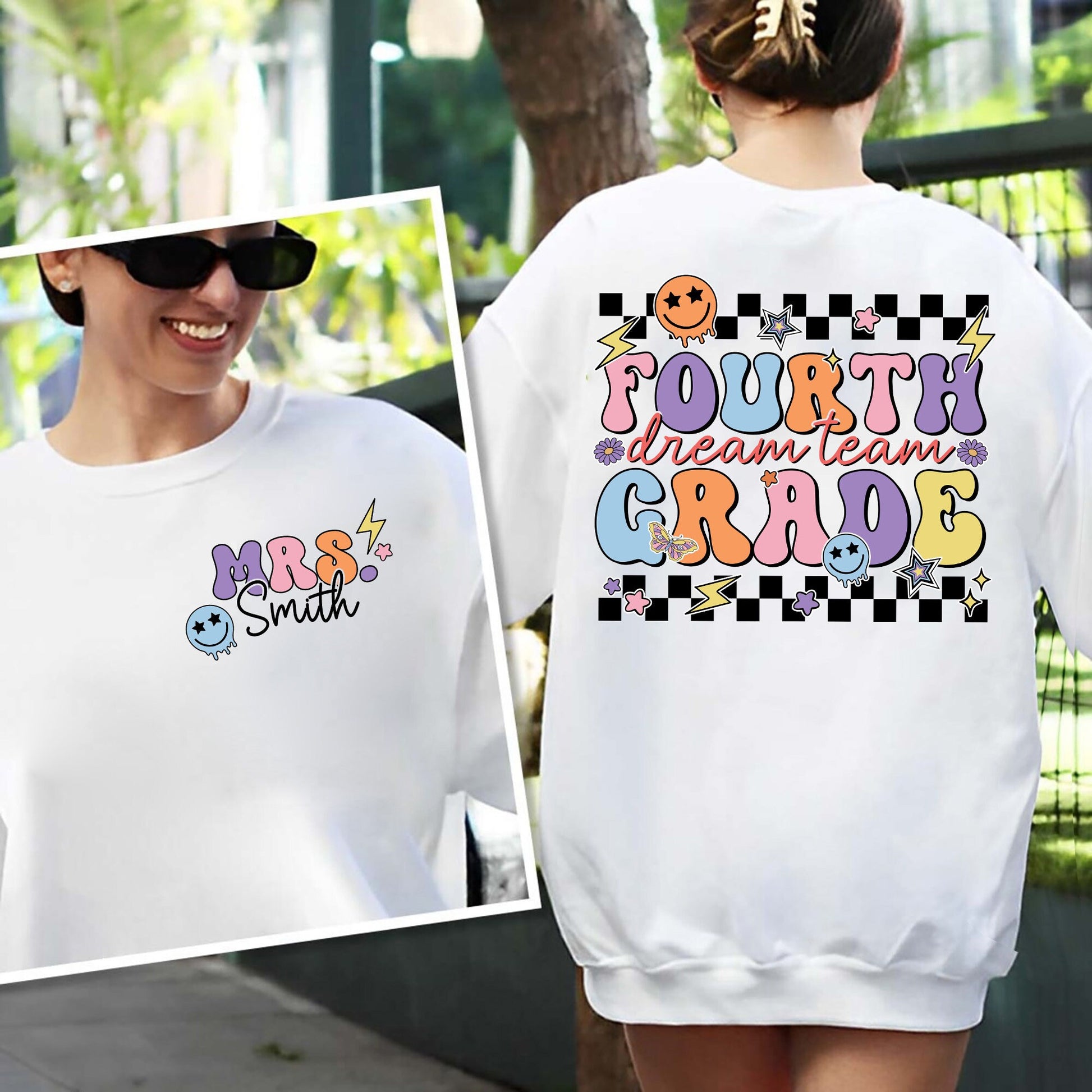 Teacher Shirt, Fourth Grade Dream Team Shirt, Retro Fourth Grade Era Shirt, Teacher 4th Grade Shirt, Teacher Gift, Teacher Appreciation Gift