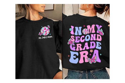 Teacher Shirt, Second Grade Teacher Shirt, Cute Second Grade Era Shirt, Teacher 2nd Grade Shirt, Teacher Gift, Teacher Appreciation Gift