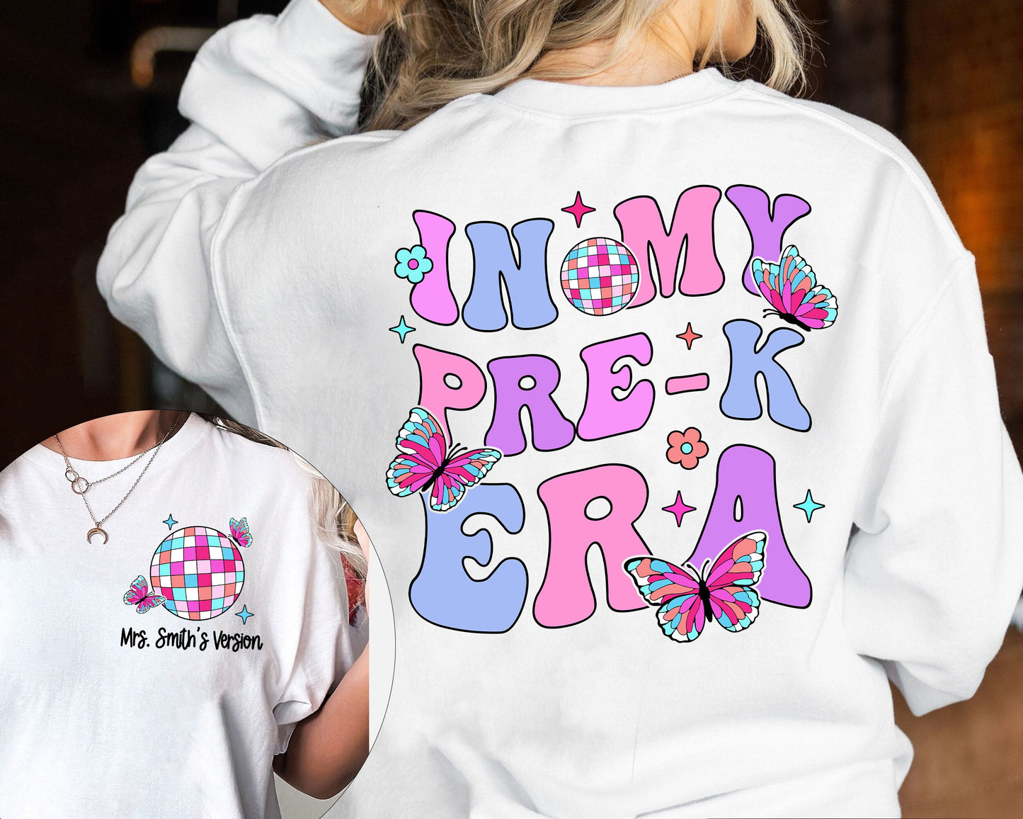 Teacher Shirt, Pre-K Teacher Shirt, Custom PreK Teacher Shirt, Pre-K Era Shirt, Retro Pre-K Teacher Shirt, Teacher Appreciation Gift