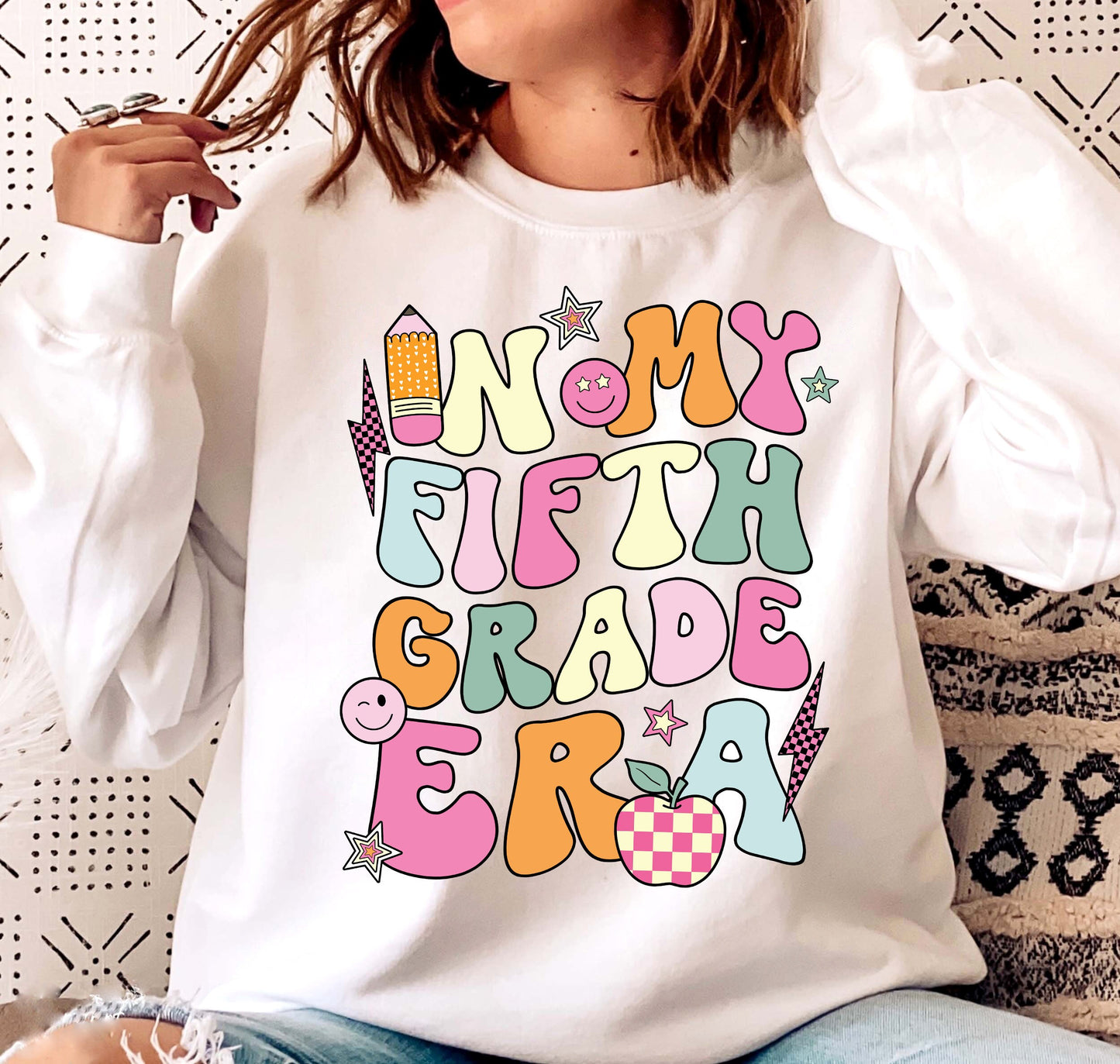 Teacher Shirt, Fifth Grade Teacher Shirt, Cute Fifth Grade Era Shirt, Teacher 5th Grade Shirt, Teacher Gift, Teacher Appreciation Gift