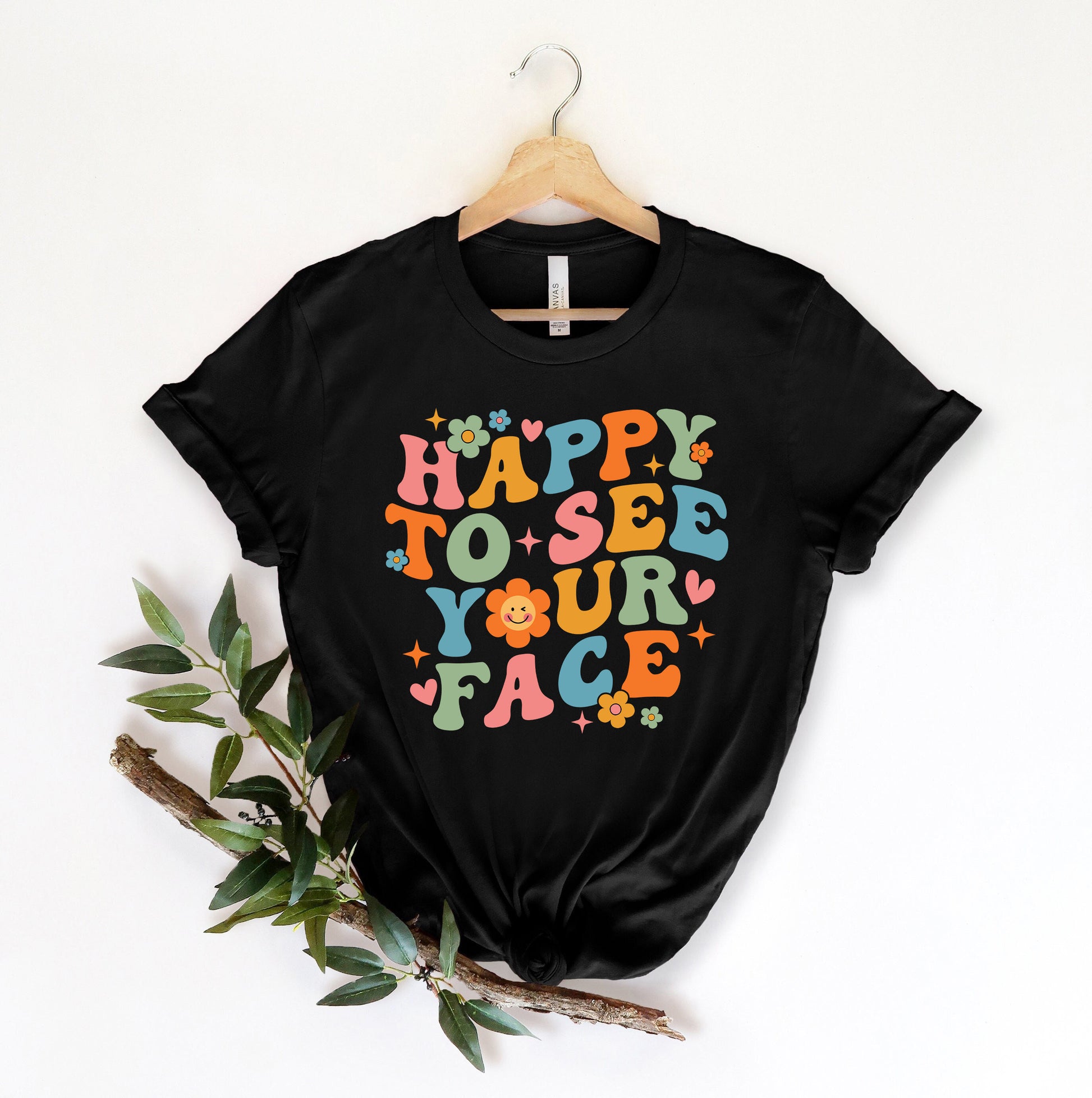 Teacher Shirt, Happy To See Your Face Shirt, Back To School Shirt, First Day Of School, Kindergarten Teacher, Teacher Appreciation Gift