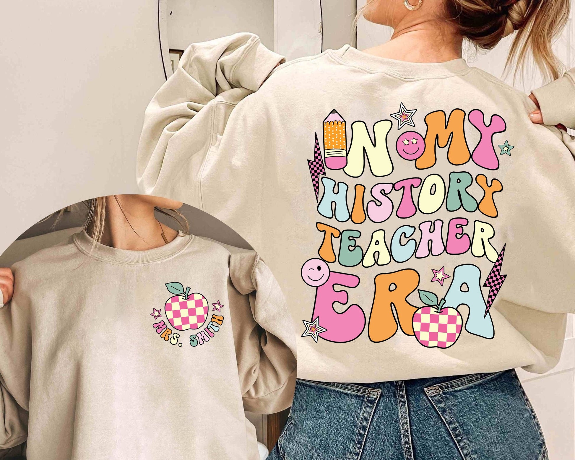 History Teacher Shirt, In My History Teacher Era Shirt, Custom History Teacher Shirt, Back To School, History Teacher Appreciation Gift