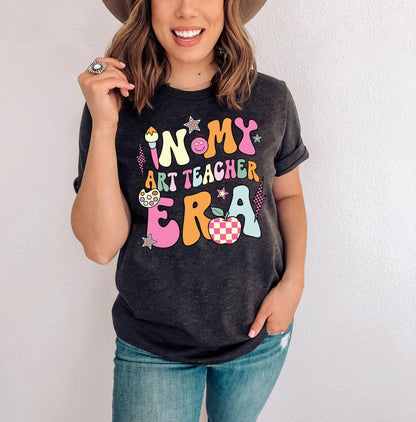 Art Teacher Shirt, In My Art Teacher Era, Custom Art Teacher Shirt, Retro Teacher Era Shirt, Back To School Shirt, Teacher Appreciation Gift
