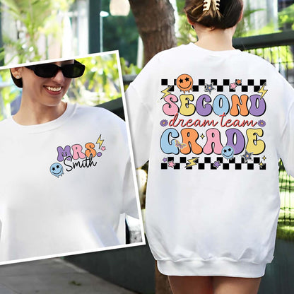 Teacher Shirt, Second Grade Dream Team Shirt, Retro Second Grade Era Shirt, Teacher 2nd Grade Shirt, Teacher Gift, Teacher Appreciation Gift