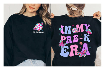 Teacher Shirt, Pre-K Teacher Shirt, Custom PreK Teacher Shirt, Pre-K Era Shirt, Retro Pre-K Teacher Shirt, Teacher Appreciation Gift