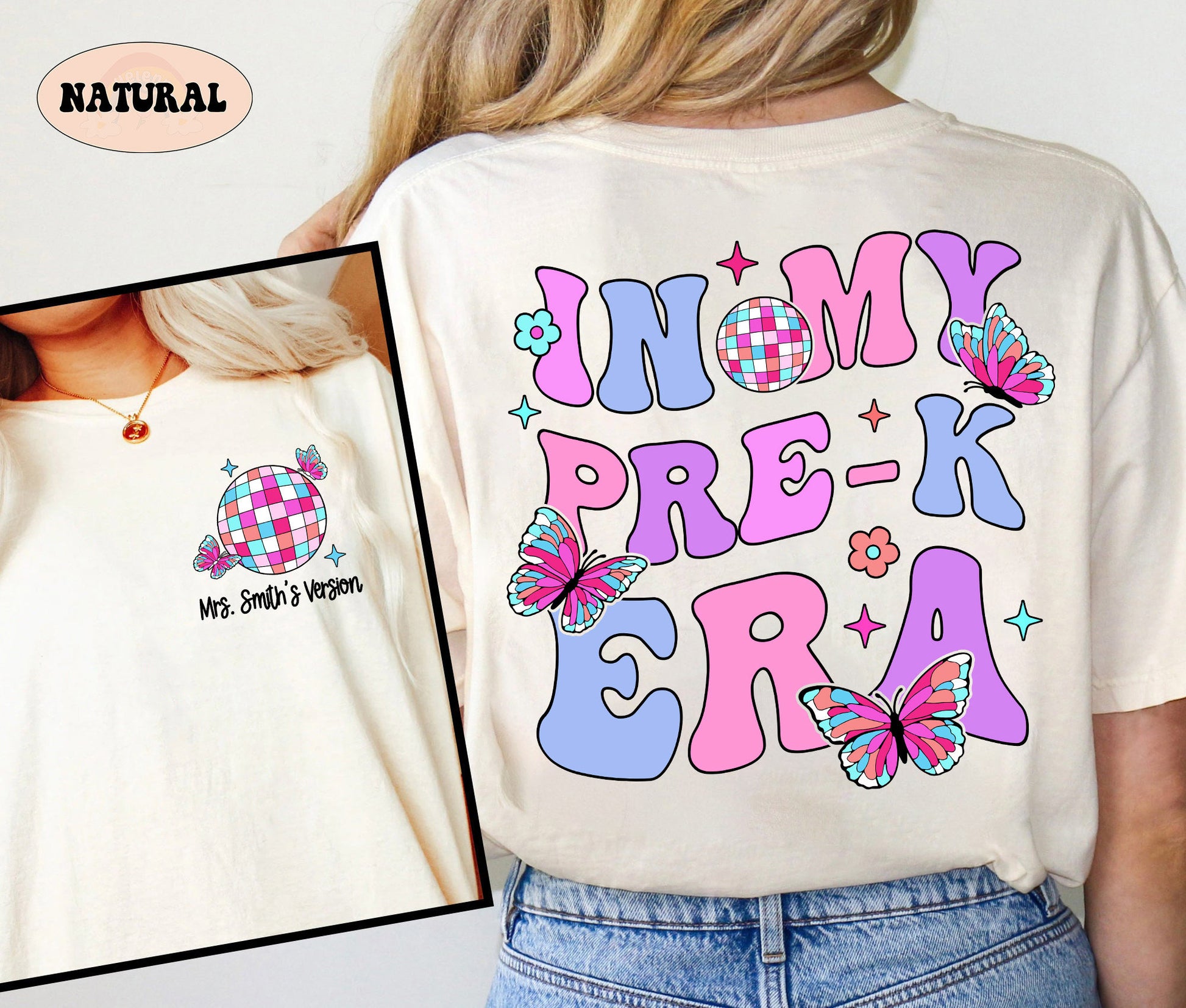 Teacher Shirt, Pre-K Teacher Shirt, Custom PreK Teacher Shirt, Pre-K Era Shirt, Retro Pre-K Teacher Shirt, Teacher Appreciation Gift