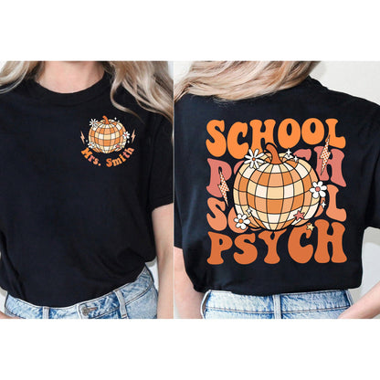 School Psychologist Shirt, Fall School Psychologist Shirt, Fall Vibes School Psych Shirt, School Psych Shirt, School Psych Appreciation Gift