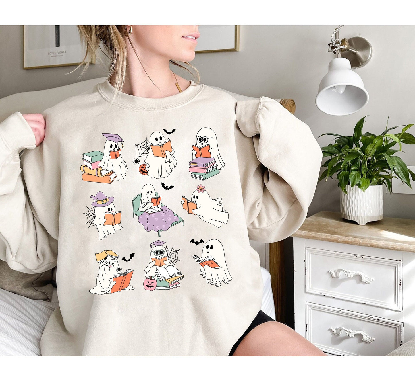 Teacher Halloween Shirt Read More Books, Ghost Reading Shirt, Spooky Teacher, Trick Or Teach, Book Lovers Halloween Shirt, Librarian Shirt