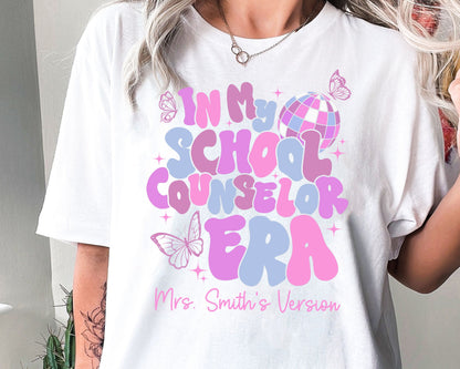 School Counselor Shirt, Personalized Counselor Shirt, School Counselor Gift, Counselor Era, Back To School Shirt, Teacher Appreciation Gift