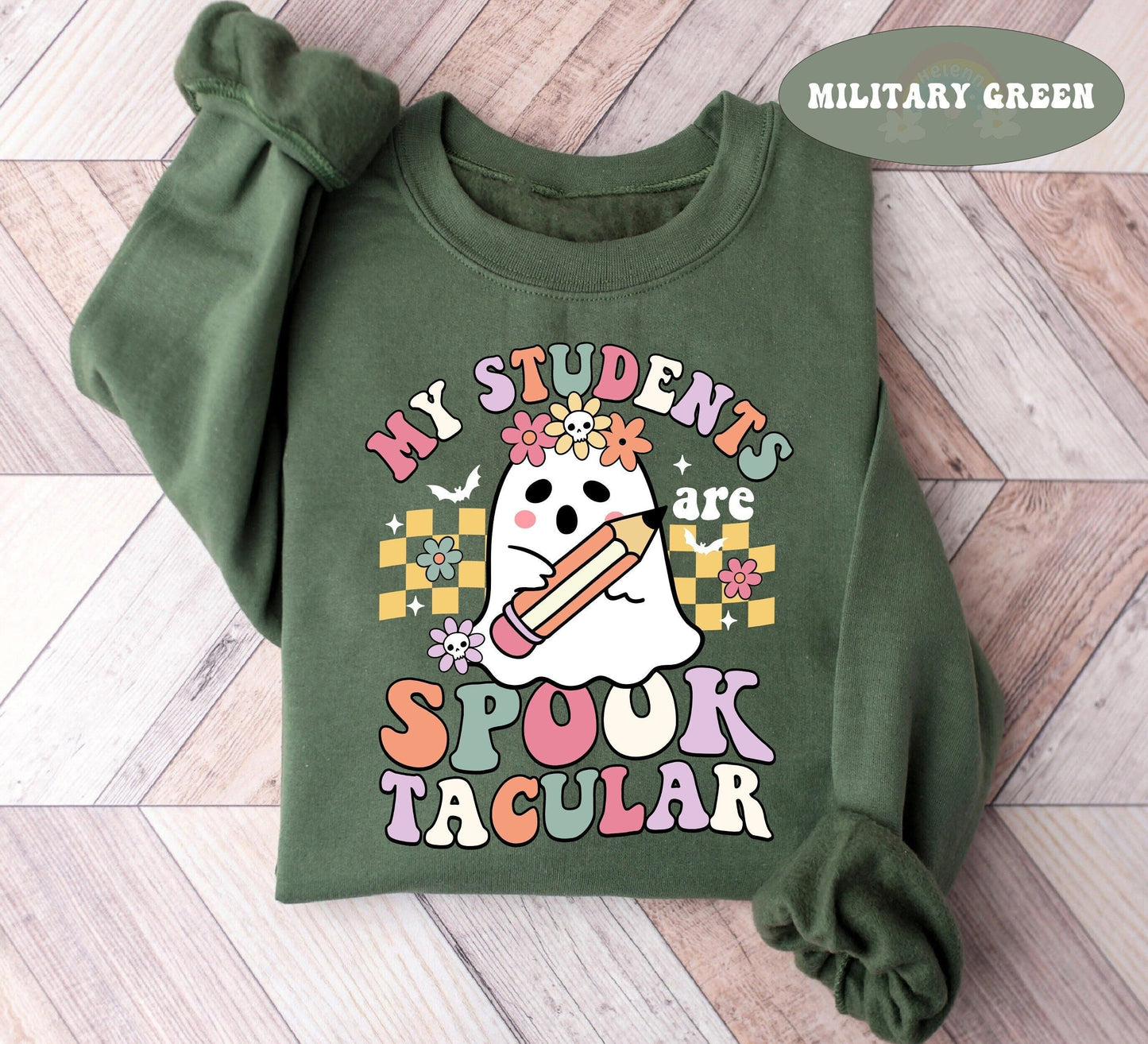 Teacher Halloween Shirt, My Students Are Spooktacular Shirt, Trick Or Teach Shirt, Halloween Kindergarten Teacher, Teacher Halloween Gift