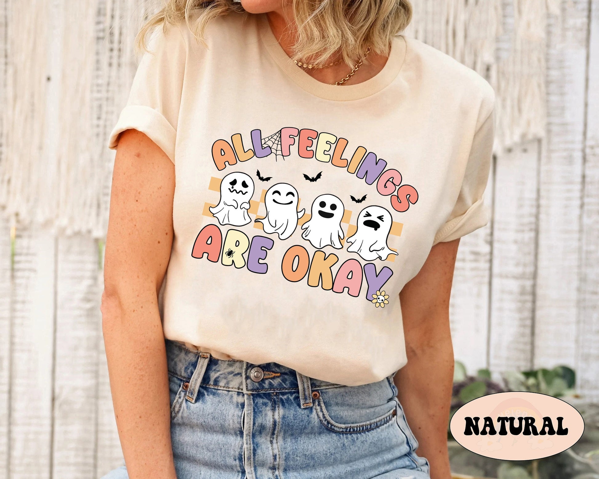 School Psychologist Shirt, All Feelings Are Okay Shirt, School Psych Halloween, Cute Ghost Halloween Shirt, Mental Health, School Psych Gift