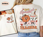 Teacher Shirt, One Thankful Teacher Shirt, Teacher Thanksgiving Shirt, Retro Fall Teacher Shirt, Pumpkin Teacher, Kindergarten Teacher