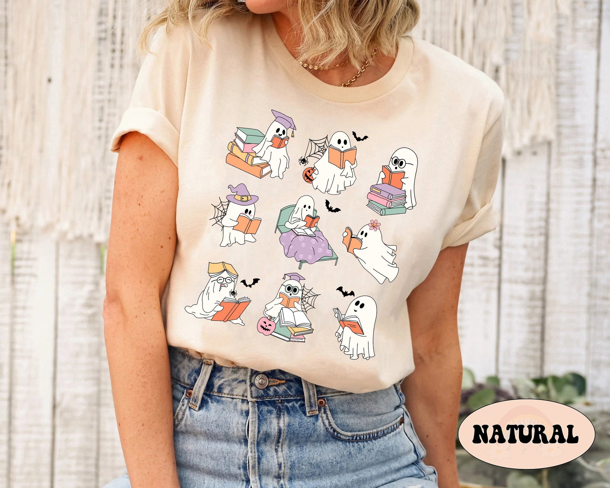 Teacher Halloween Shirt Read More Books, Ghost Reading Shirt, Spooky Teacher, Trick Or Teach, Book Lovers Halloween Shirt, Librarian Shirt