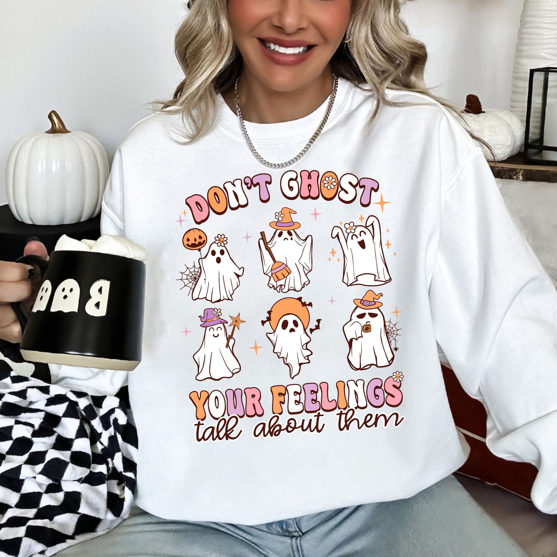 School Psychologist Shirt, Don't Ghost Your Feelings Shirt, Halloween School Psychologist Shirt, Mental Health Halloween, School Psych Gift