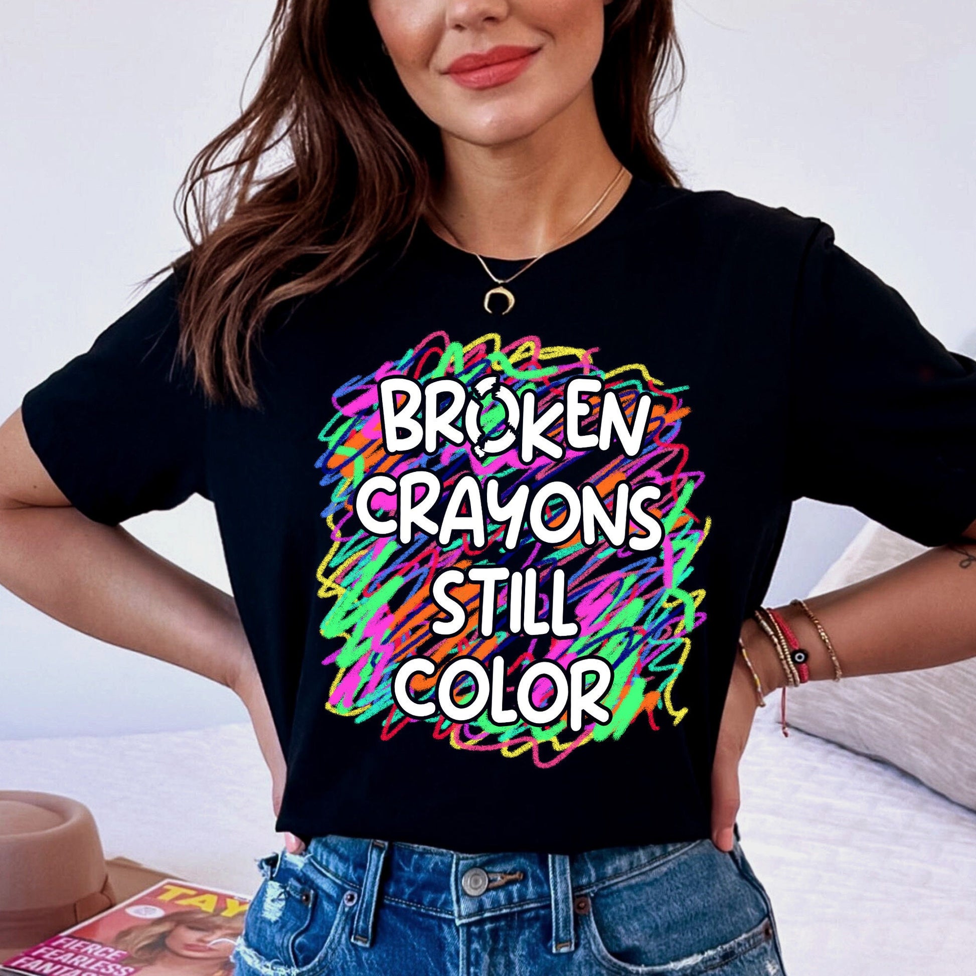 School Psychologist Shirt, Broken Crayons Still Color Shirt, Mental Health Shirt, Positive Motivational Shirt, School Psychologist Gift