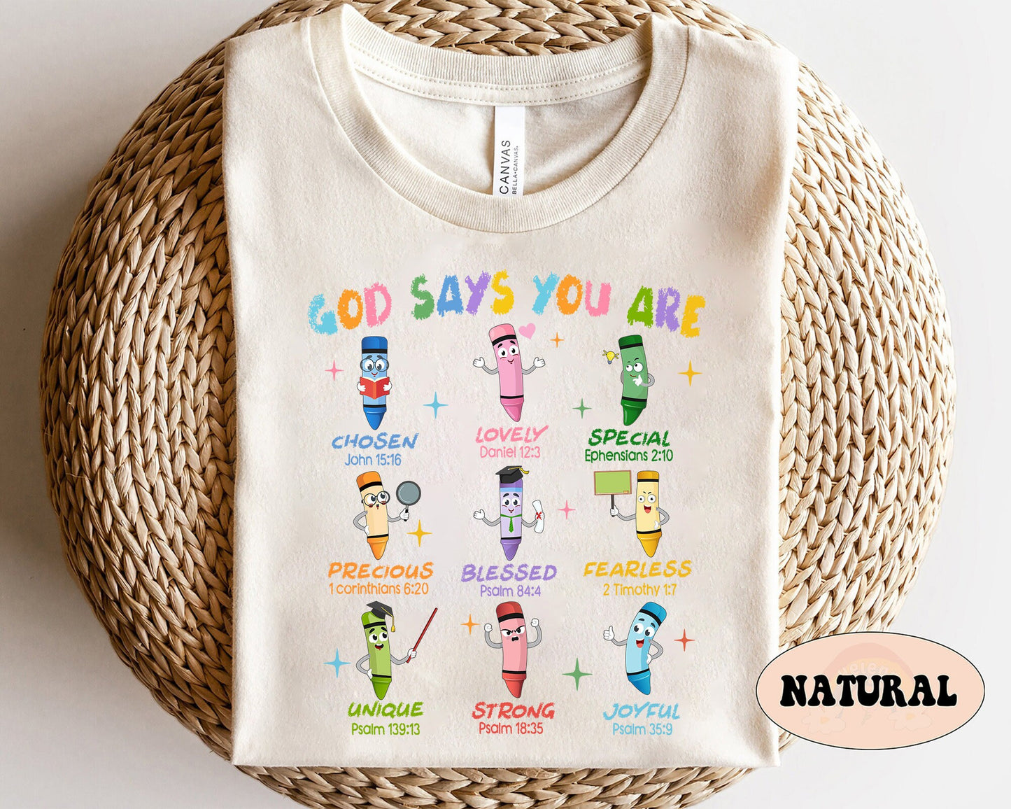 Teacher Shirt, Christian Teacher Shirt, God Says Teacher Shirt, Teacher Bible Verse Shirt, Kindergarten Teacher, Teacher Appreciation Gift