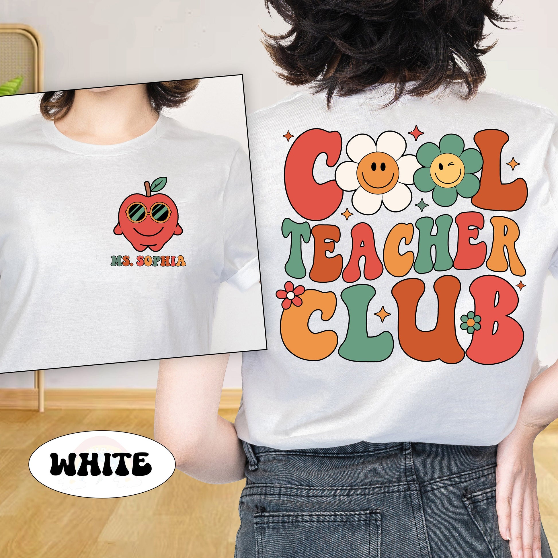 Teacher Shirt, Cool Teacher Club, Teacher Squad Shirt, Custom Teacher Gift, Back To School, Teachers Day, Teacher Appreciation Gift