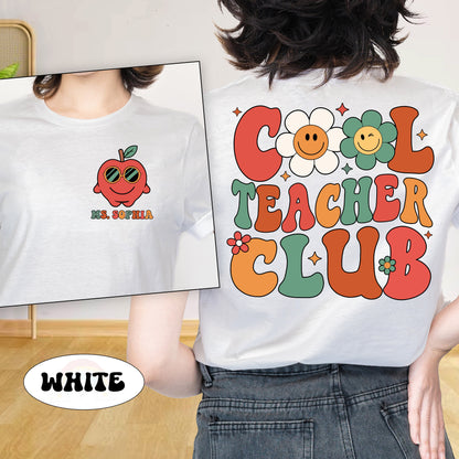 Teacher Shirt, Cool Teacher Club, Teacher Squad Shirt, Custom Teacher Gift, Back To School, Teachers Day, Teacher Appreciation Gift