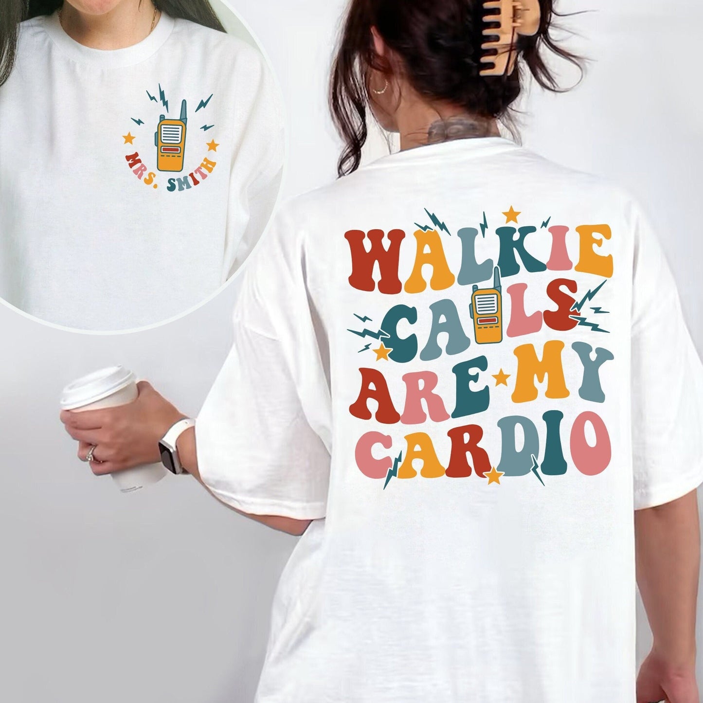 Special Education Teacher Shirt, Walkie Calls Are My Cardio Shirt, School Psychologist Shirt, Sped Teacher Tee, Behavior Therapist Shirt