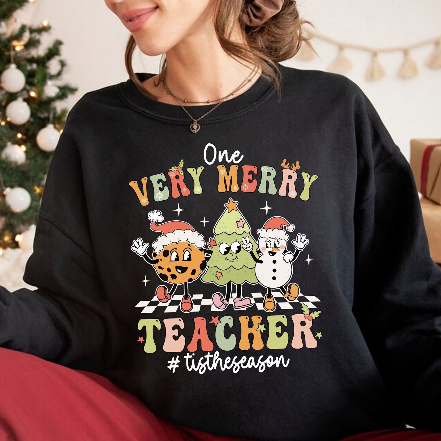 Teacher Christmas Shirt, Very Merry Teacher Shirt, Tis The Season Christmas Teacher Sweatshirt, Teacher Team Shirt, Teacher Christmas Gift