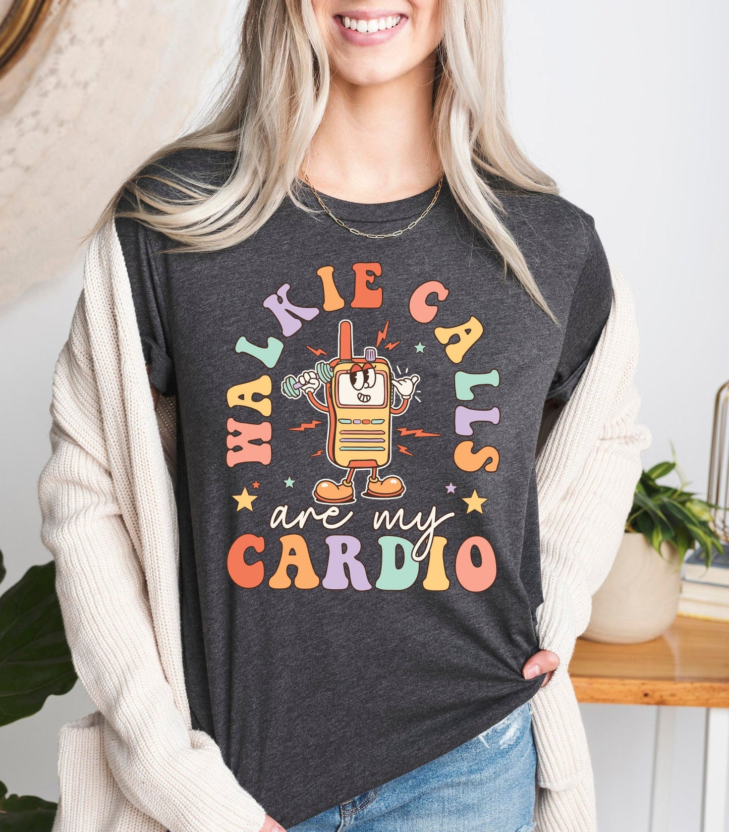 Special Education Teacher Shirt, Walkie Calls Are My Cardio Shirt, School Psychologist Shirt, Groovy Sped Teacher, Behavior Therapist Shirt