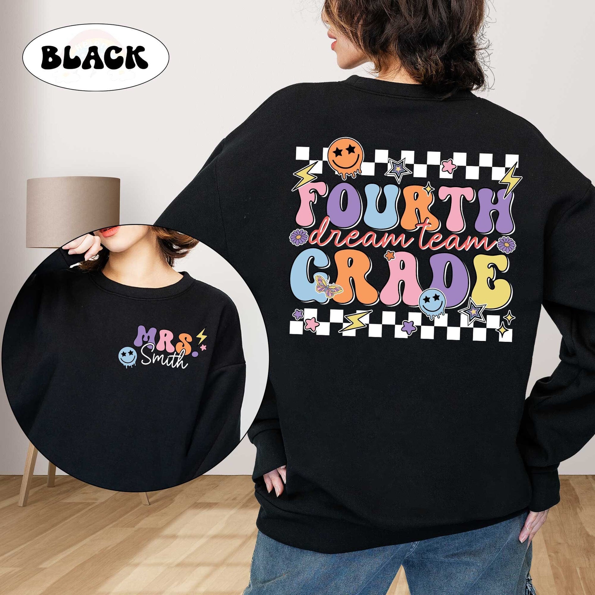 Teacher Shirt, Fourth Grade Dream Team Shirt, Retro Fourth Grade Era Shirt, Teacher 4th Grade Shirt, Teacher Gift, Teacher Appreciation Gift