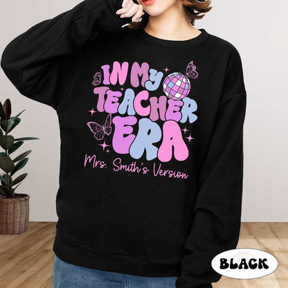 Teacher Shirt, In My Cool Teacher Era, Custom Teacher Name Shirt, Retro Teacher Era Shirt, Back To School Shirt, Teacher Appreciation Gift