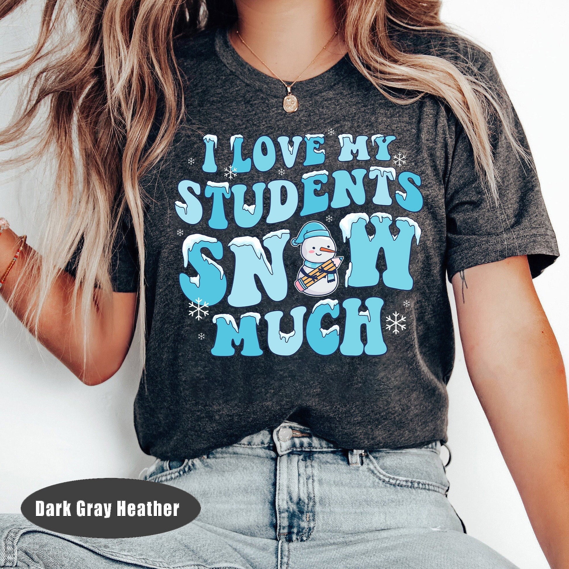 Teacher Christmas Shirt, I Love My Students Snow Much, Groovy Christmas Teacher Sweatshirt, Tis The Season Christmas, Teacher Christmas Gift