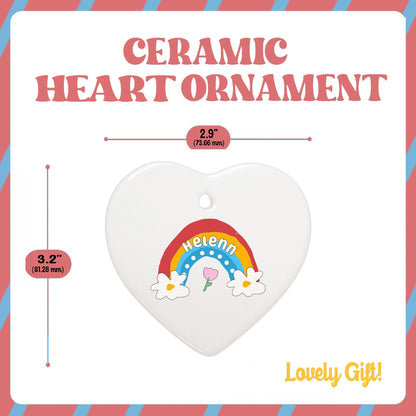 Personalized Teacher Ornament, Christmas Teacher Gift, Thank You Teacher Ornament Gift, Custom Christmas Gifts For Teacher, Teacher Keepsake