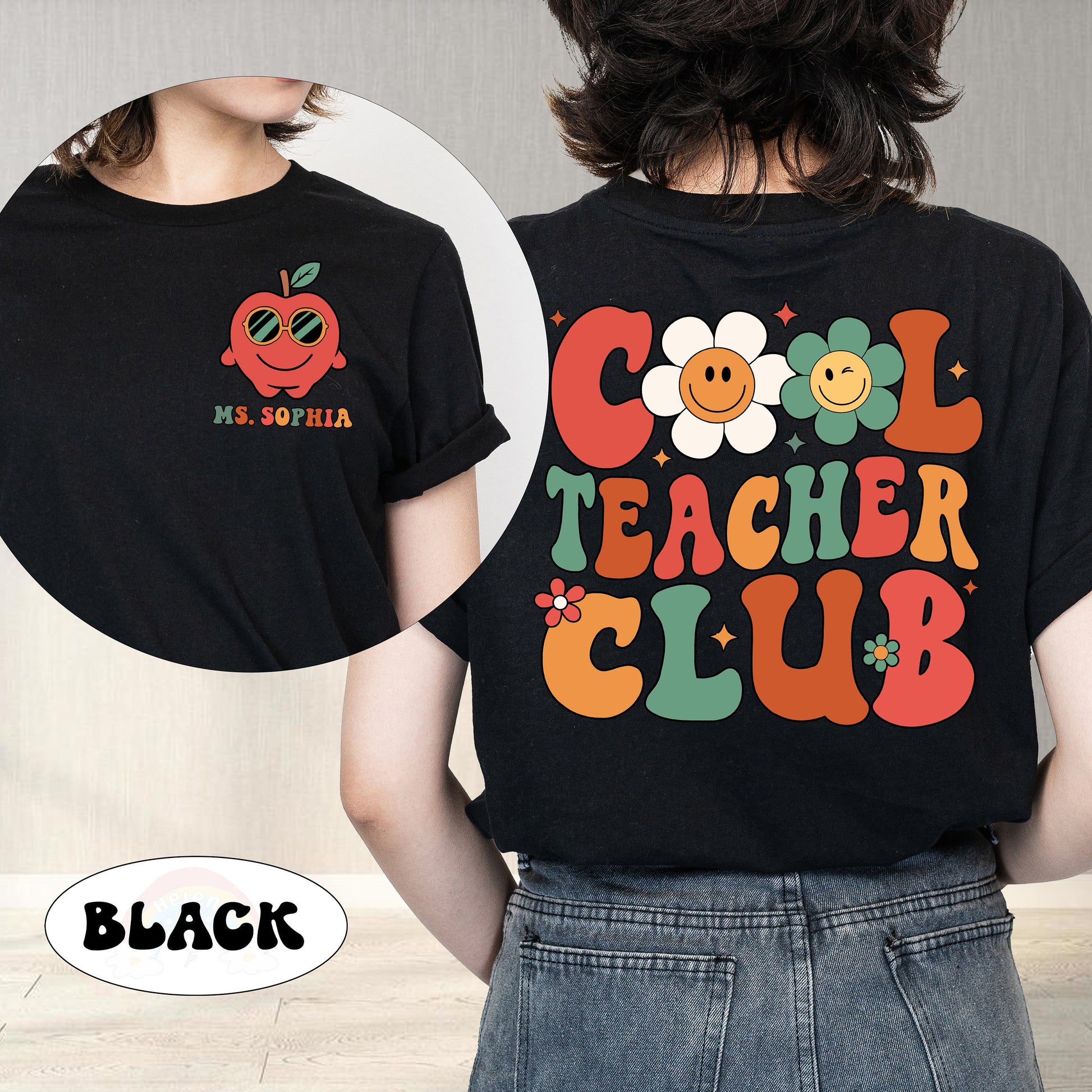 Teacher Shirt, Cool Teacher Club, Teacher Squad Shirt, Custom Teacher Gift, Back To School, Teachers Day, Teacher Appreciation Gift