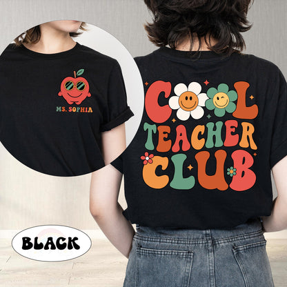 Teacher Shirt, Cool Teacher Club, Teacher Squad Shirt, Custom Teacher Gift, Back To School, Teachers Day, Teacher Appreciation Gift